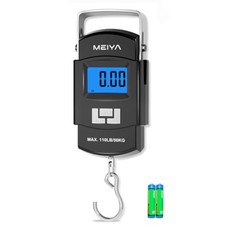 Fish Scale 110lb/50kg Digital  - đánh giá và giá Fishing Hook Stainless Steel