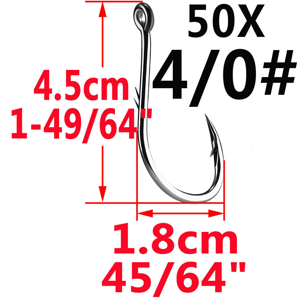Bộ 50 Iseama Vòng Tròn Cá Chép - đánh giá và giá Fishing Hook Circle