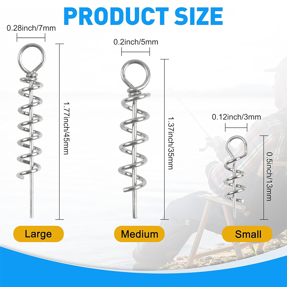 50Pcs Spring Twist Lock Fishin - đánh giá và giá Fishing Hook Stainless Steel