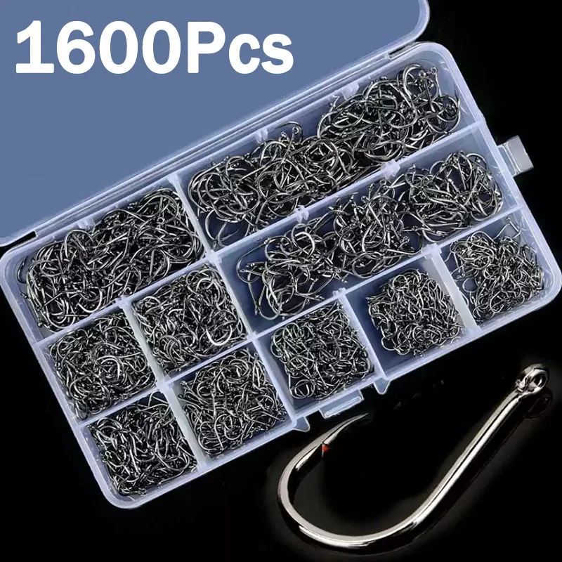 50-1600Pcs/BoxFishing Hooks Ca - đánh giá và giá Fishing Hook Circle