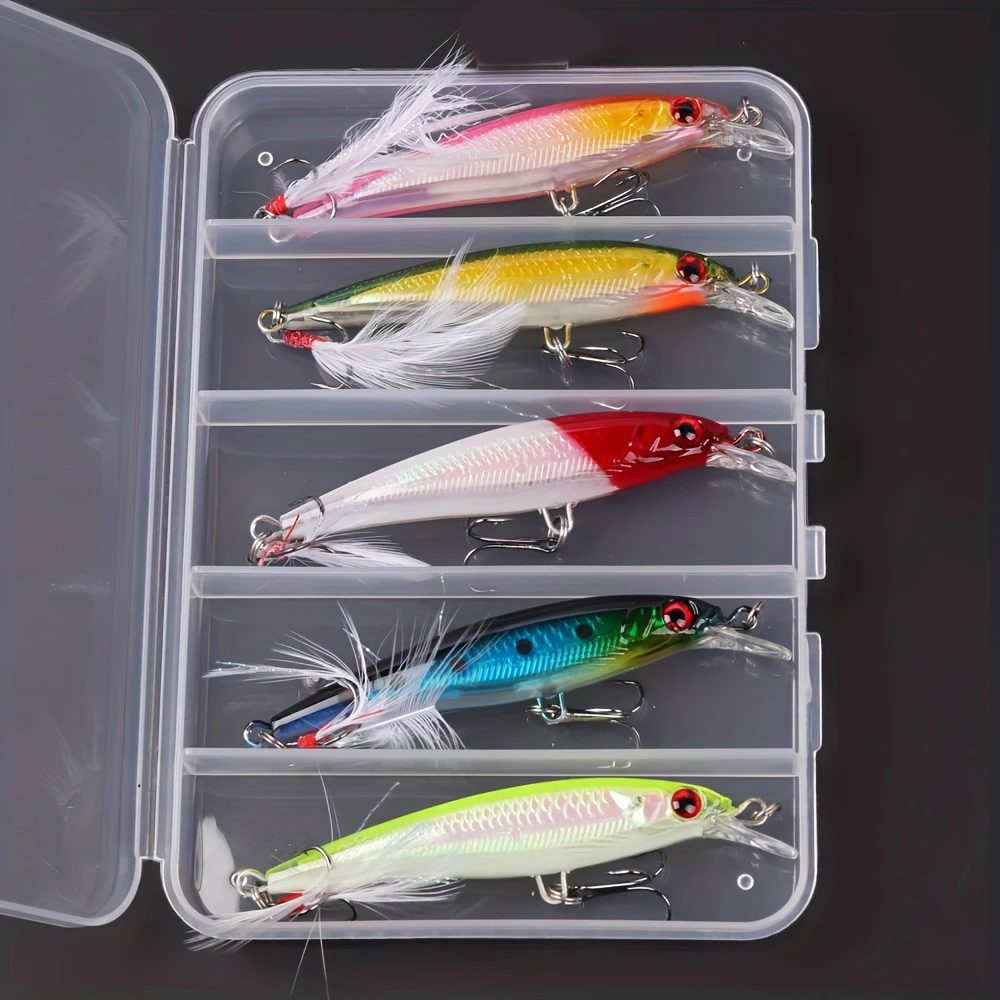 5pcs/box Laser 3D Eyes Bionic  - đánh giá và giá Fishing Hook Box