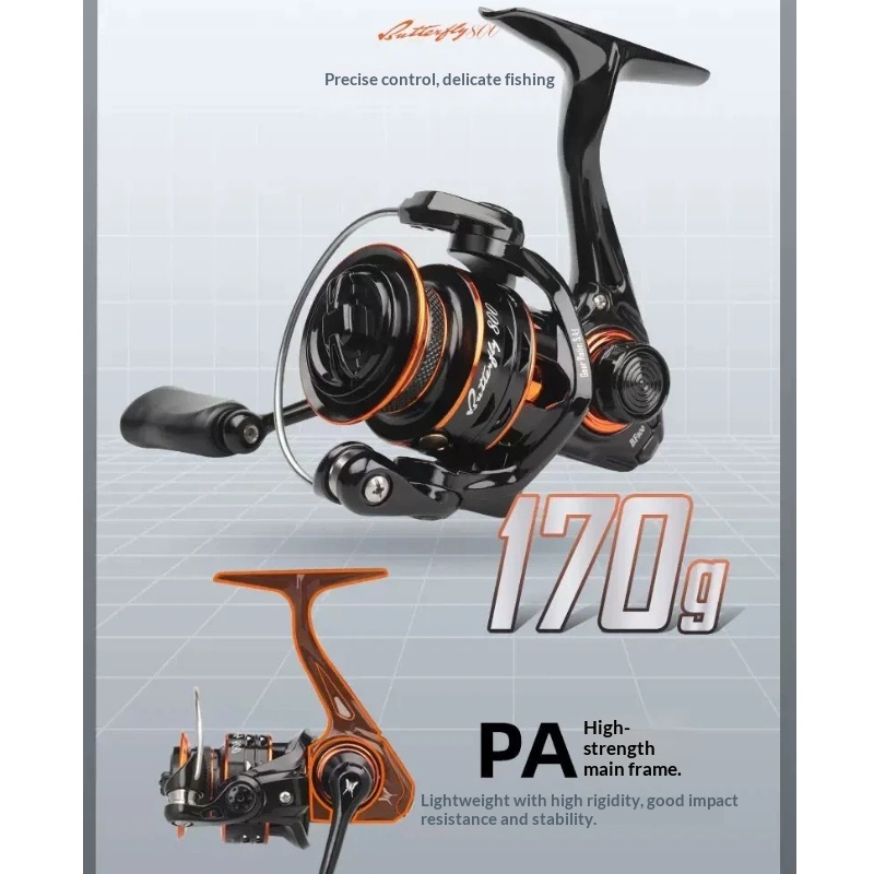 Butterfly Spinning Reel 800 Si - đánh giá và giá Abu Garcia Reel Revo