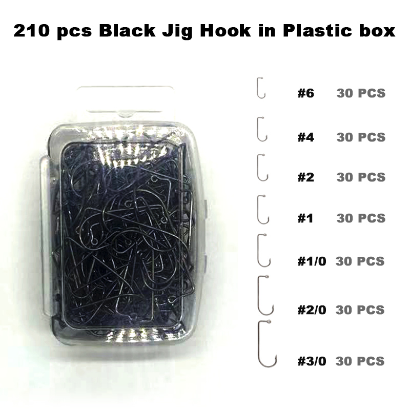 Adygil Tự Làm Câu Cá 210 Pcs Đ - đánh giá và giá Fishing Hook Assortment