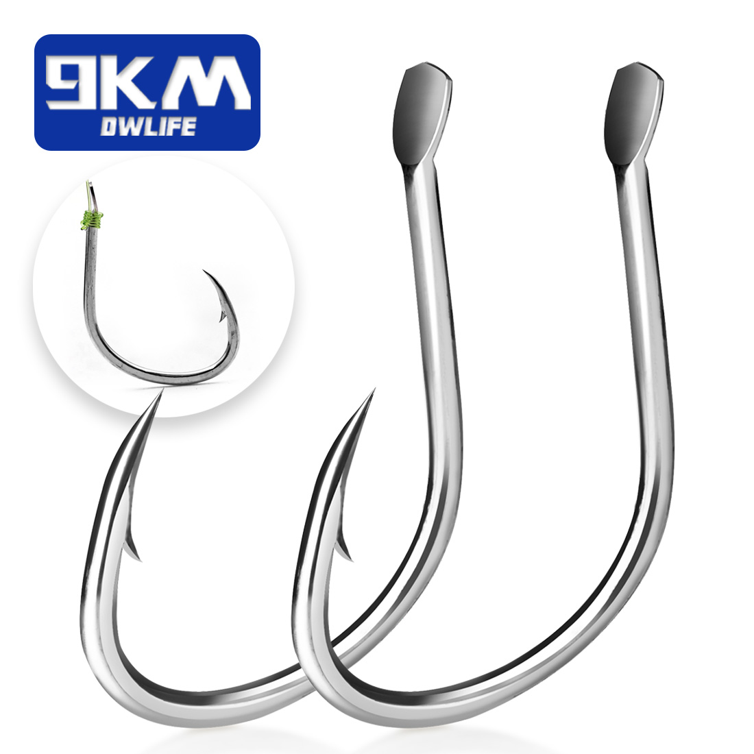 9KM Live Bait Hooks Saltwater  - đánh giá và giá Fishing Hook Circle